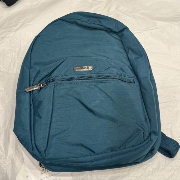 Travelon Anti-Theft Essentials Backpack Teal Peacock RFID Pockets LED Travel bag - Picture 16 of 16